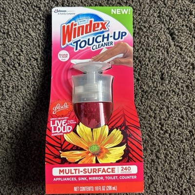 Windex Touch-Up Cleaner Glade Spring Collection Live Loud Multi-Surface 10 oz
