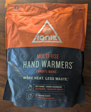 Ignik Multi-Use Hand Warmers 20 Pair Pack 10 Hour Heat Camping Hunting