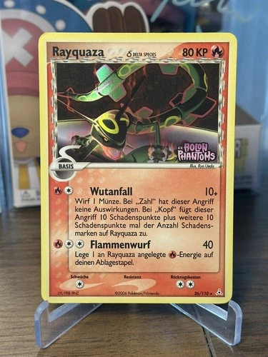 Rayquaza - (Delta Species) 26/110 Holon Phantoms Reverse Holo German LP