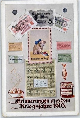 51523434 - Food Stamps 1916 Money WW I