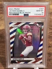 2024 Panini Prizm - Rookies Jayden Daniels #347 Red White & Blue Prizm PSA 10