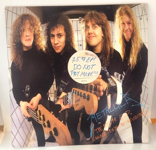 Metallica- The $5.98 EP Garage Days Re-Revisited 1987 Elektra 60757-1 Promo