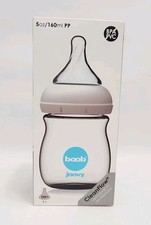 Joovy Boob PP Baby Bottle, Clear, 5 Ounce CleanFlow