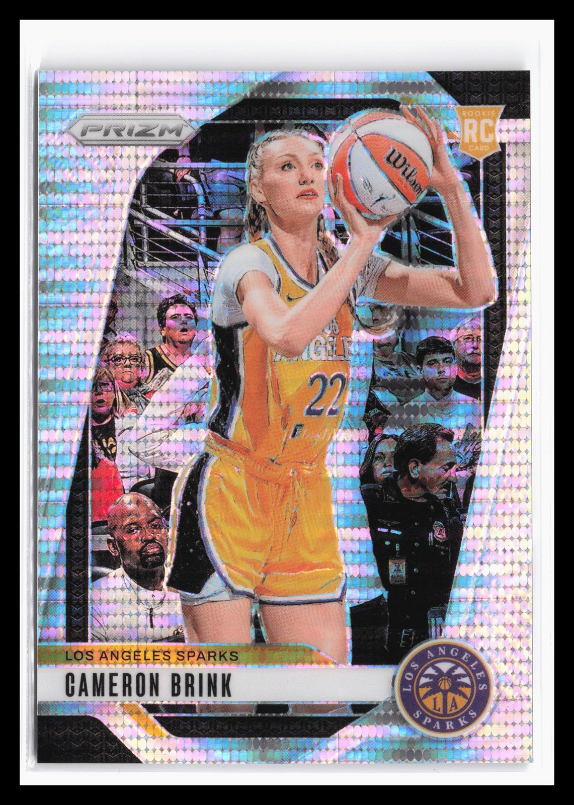 2024 Prizm WNBA Pulsar Prizms #127 Cameron Brink #/499 Sparks Rookie RC SP JA