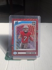 2024 Panini Donruss - Rated Rookie Bucky IrvingOptic Preview Red Wave Prizm (RC)