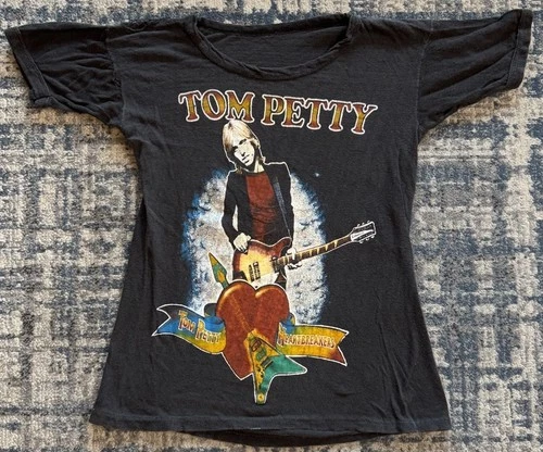70s Tom Petty & The Heartbreakers Live In Concert T 1970s vintage concert t-shirt, vintage, single stitch, B+ condition
