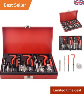 Profi 88tlg Gewindereparatur Set - Gewindebohrer, Einsätze und mehr für M6 M8 M10