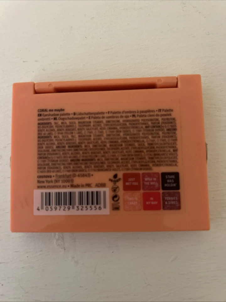 essence Eyeshadow Palette Coral Me Maybe 6 Shades Tan Brown Rust - Image 2 of 2