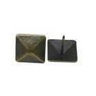 80pcs Antique Brass Pyramidal Large-headed Nails Pyramidal brass nail