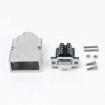 2PCS DB9 Female Breakout Connector,D-SUB 9-pin RS232 RS485 Serial Adapter to ...