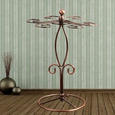  Scaffale per calice in metallo portabottiglie porta tazze caffè bicchieri portaoggetti