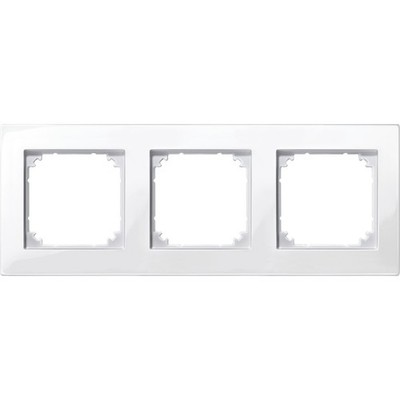 Merten M-PLAN-Rahmen 3f. pws/gl 515319 Abdeckrahmen M-PLAN-Rahmen
