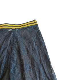 For Love & Lemons Skivvies Long-Length Lace Shorts High-Waist Black Size XS