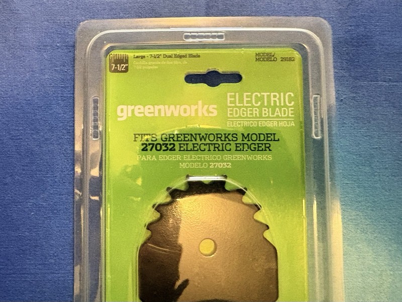 Greenworks 29182 Electric Edger Blade 7.5 Inch For Edger Model 27032