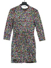 Warehouse Bodycon Midi Dress UK10 in Multi