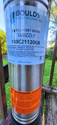 1hp submersible well pump RED JACKET Grizzly  100C21120G8 1hp 1/60-230v,, 2 wire