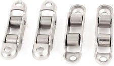Sash Window Pulley Sliding Door Roller Double Wheel Track Wardrobe Cabinet 4pcs