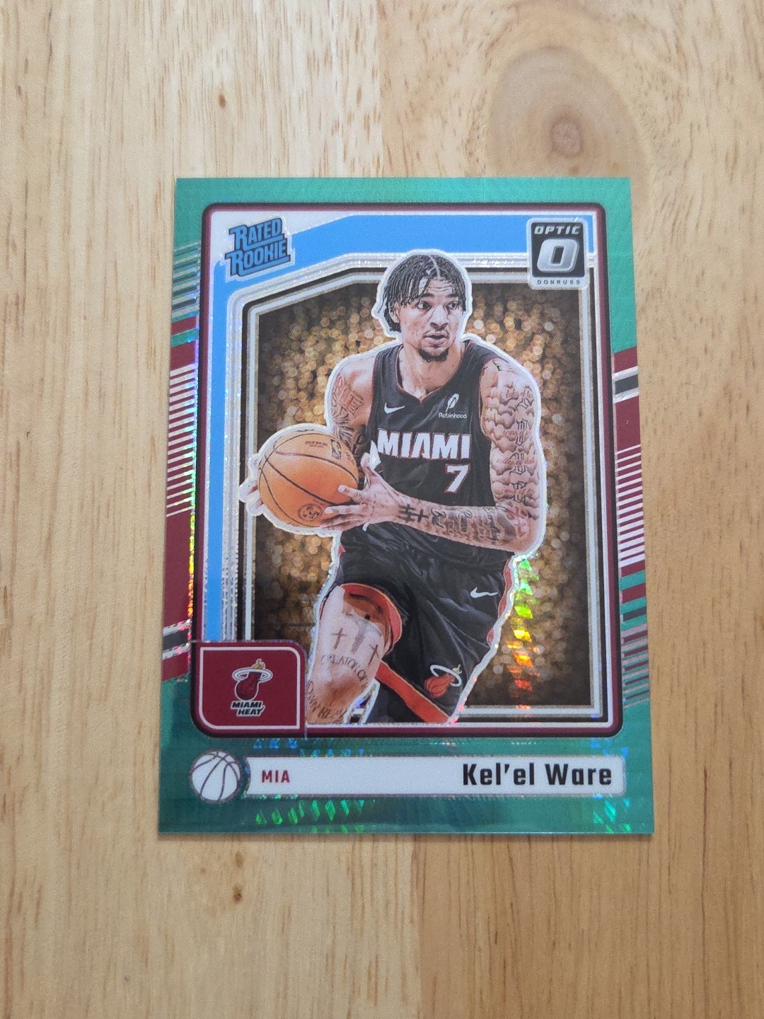 2024-25 Donruss Optic KEL'EL WARE Green Hyper /249 #280 Rated Rookie Heat SP