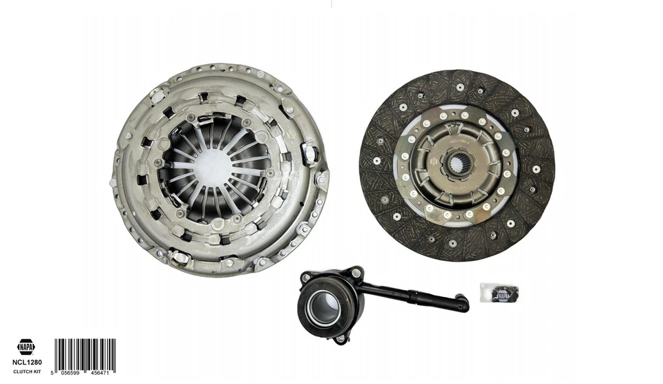 Kit de embreagem compatível com VW JETTA Mk4 2.0D 11 a 13 240mm NAPA 022141031S 02M141671A Novo - Imagem 2 de 4