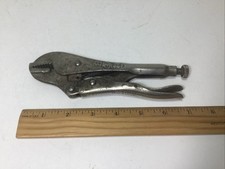 Vintage Petersen Dewitt 7R 7" Locking Vise Grip Pliers Made In USA