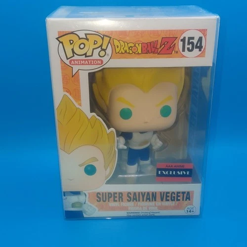 Funko Pop! Vinyl Dragon Ball Z Super Saiyan Vegeta #154 AAA Anime Exclusive