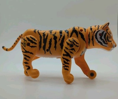 Vintage 1999 W-SP Tiger Toy - Plastic Mechanical Animal