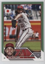 2023 Topps Japan Edition Jade Green 56/75 Zac Gallen #156 10pz