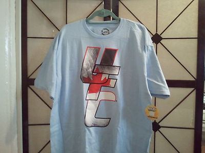 Official UFC Canada Light Blue T-Shirt Extra Large XL X-Large MMA