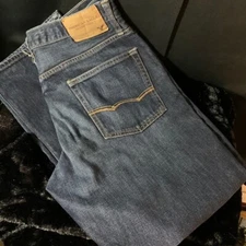 American Eagle Mens 32/30 Bootcut Dark Jeans