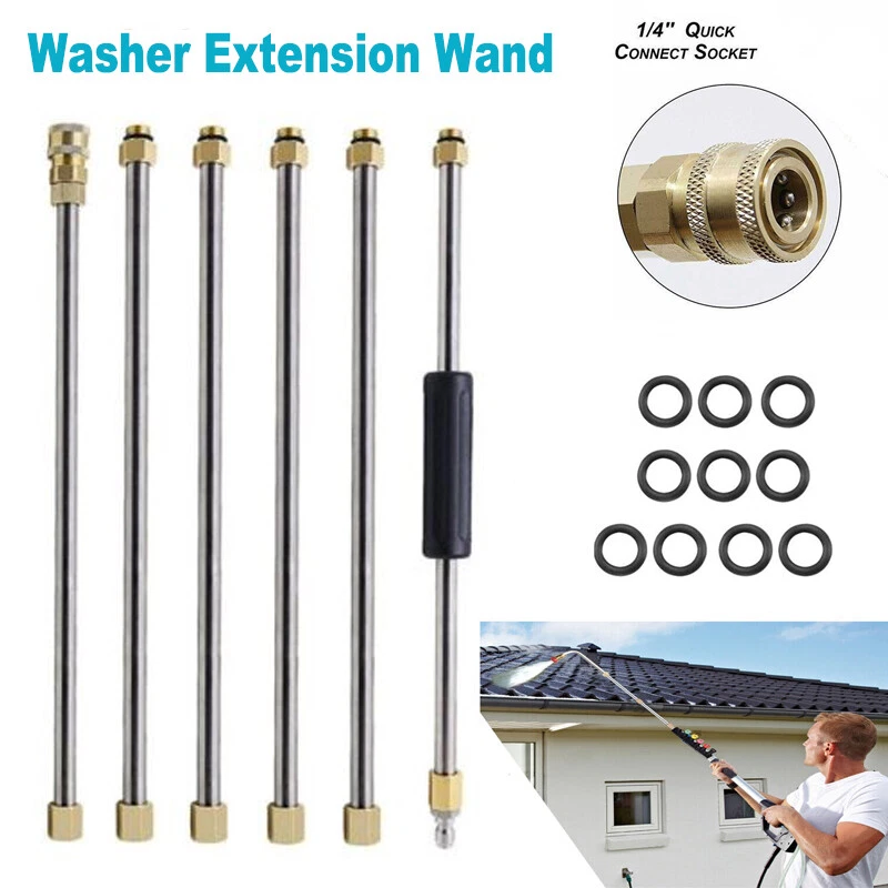 Pressure washer extension wand quick connect deals