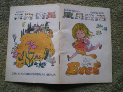 Der süße Brei - DDR Minibuch Nr. 3 - Brüder Grimm, Bilder Konrad Golz