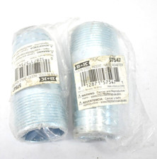 Lot of 2 B&K Industries Adapter Galvanized Steel 1-1/4" Barb x 1-1/4" Dia MPT