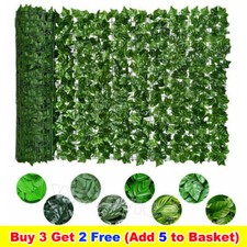 Artificial Ivy Privacy Fence Screen Leaf and Vine Grass Wall Greenery Backdrop !