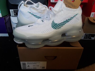 Nike Air Max Scorpion FK Flyknit White Geode Teal Earth Blue Emerald DJ4701 100