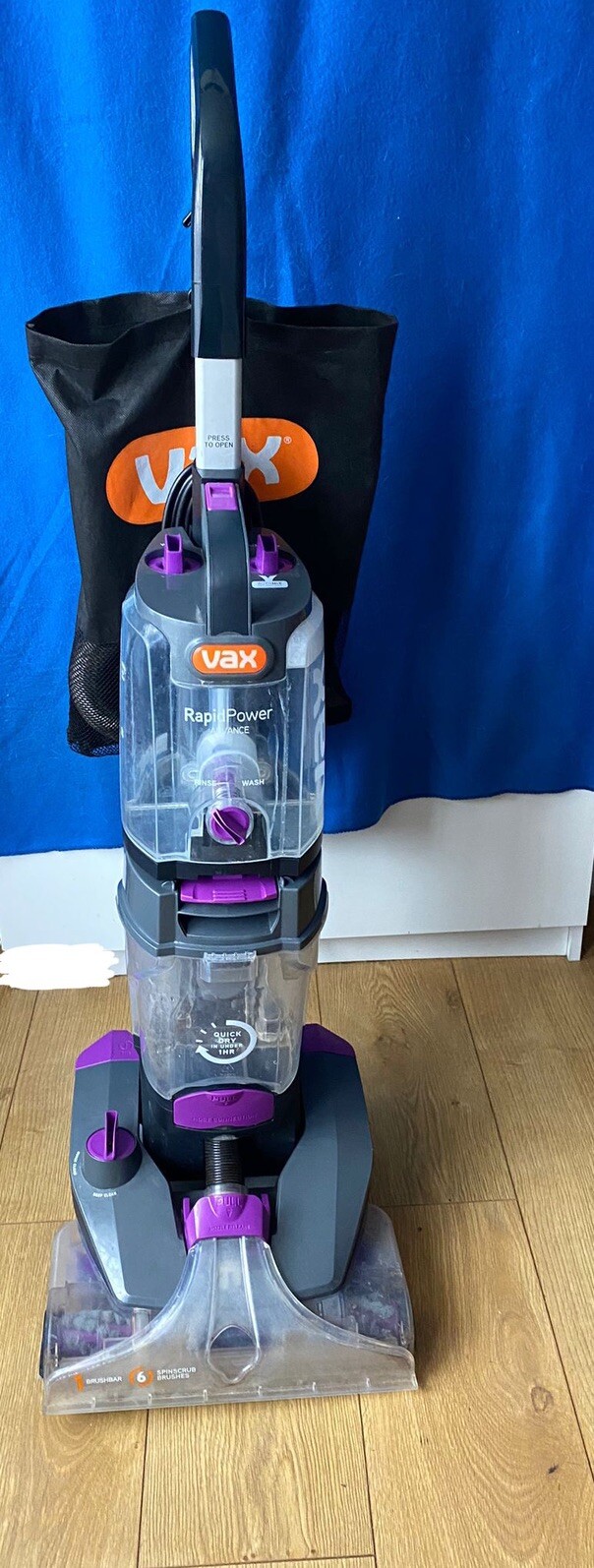 vax ECJ1PAV1 rapid power advance carpet cleaner Fully Working eBay