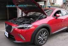 Set ammortizzatori inox puntone cofano nero adatti a Mazda CX-3 DK 2015-2023