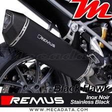 Silencer Exhaust Remus Black Hawk Stainless Steel BMW R 1200 GS Adventure 2017