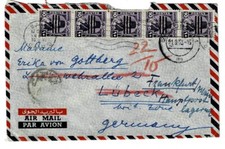 Egypt Lupo Letter 50s Sent to Germany VI