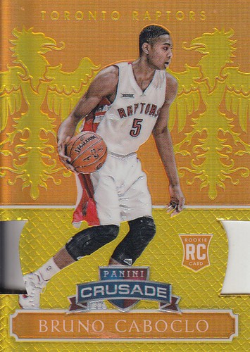 2014 Panini Excalibur Basketball Orange Bruno Caboclo #184