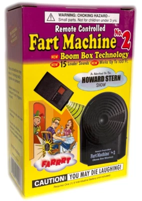 FORUM REMOTE CONTROL FART MACHINE #2 Whoopee Cushion Noise Maker Box Joke Prank Sound