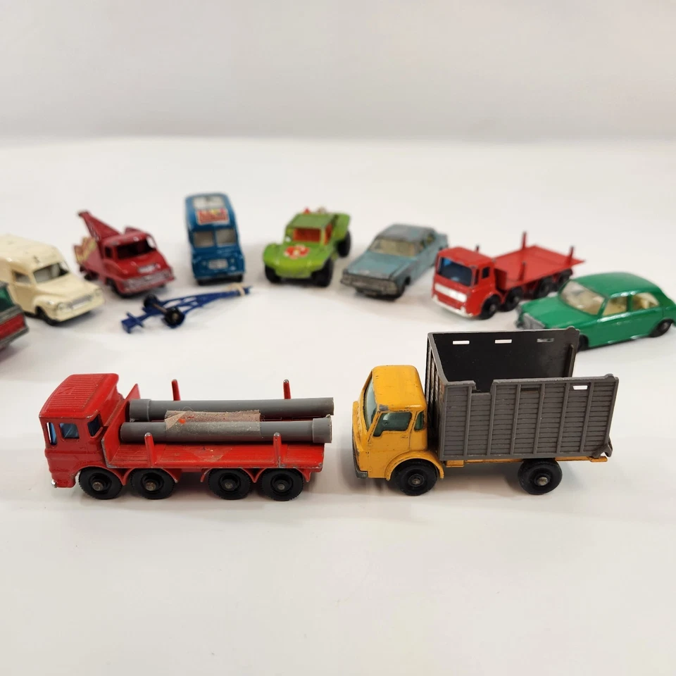Lesney Matchbox Cattle Truck Leyland Zodiac Baja Buggy Ambulance +more Diecast - Image 2 of 4