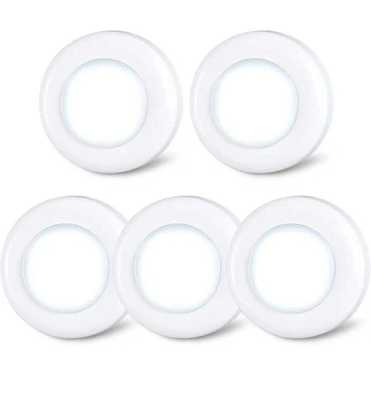 STAR SPANGLED Tap Light Push Lights Mini Touch Press Spot Lights Indoor Portabl