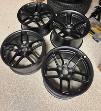 20x9 20x10.5 5x115 Matte Black Wheels Fit Dodge Charger Challenger Hellcat Demon