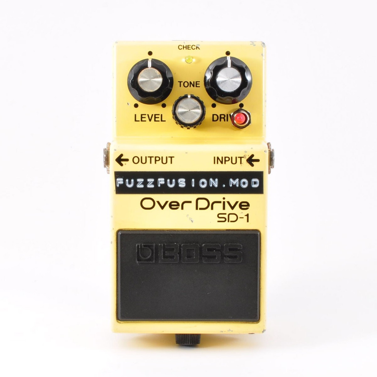 Boss SD-1 Modified SuperOverdrive FuzzFusion Clipping 1N34A&LED3mm