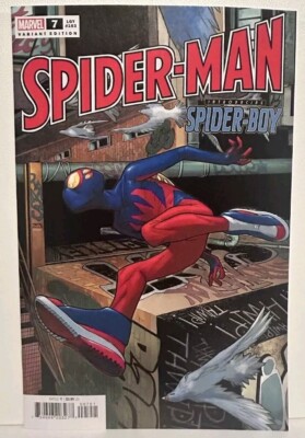 SPIDER-MAN #7 SPOILER COVER  1ST APPEARANCE OF SPIDERBOY 2023