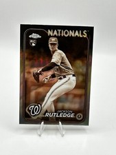 Jackson Rutledge 2024 Topps Chrome Sepia Refractor RC #47 Nationals