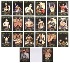 WWF WWE LEGENDS OF THE RING ( RARE!  Full Insert Set of 20 Cards) Topps 2009
