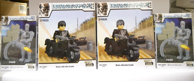 Best Lock The Terminator Judgement Day  Figur und Motorrad jeweils 2 Stück