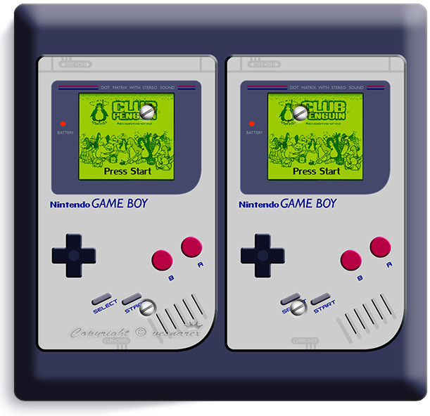 VIDEO GAME BOY CONSOLE CLASSIC NINTENDO LIGHT SWITCH PLATE OUTLET ROOM ...