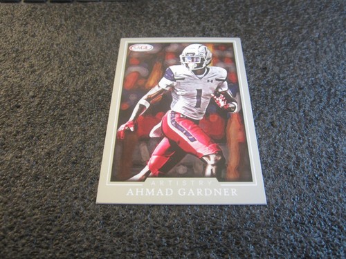 2022 SAGE ARTISTRY NFL ROOKIE SILVER TRIM PARALLEL AHMAD GARDNER JETS 